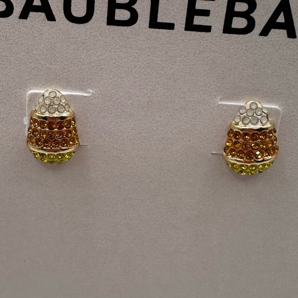 BaubleBar small Candy Corn earrings NWT - Picture 2 of 6